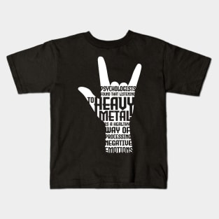 Heavy Metal Psychology Kids T-Shirt